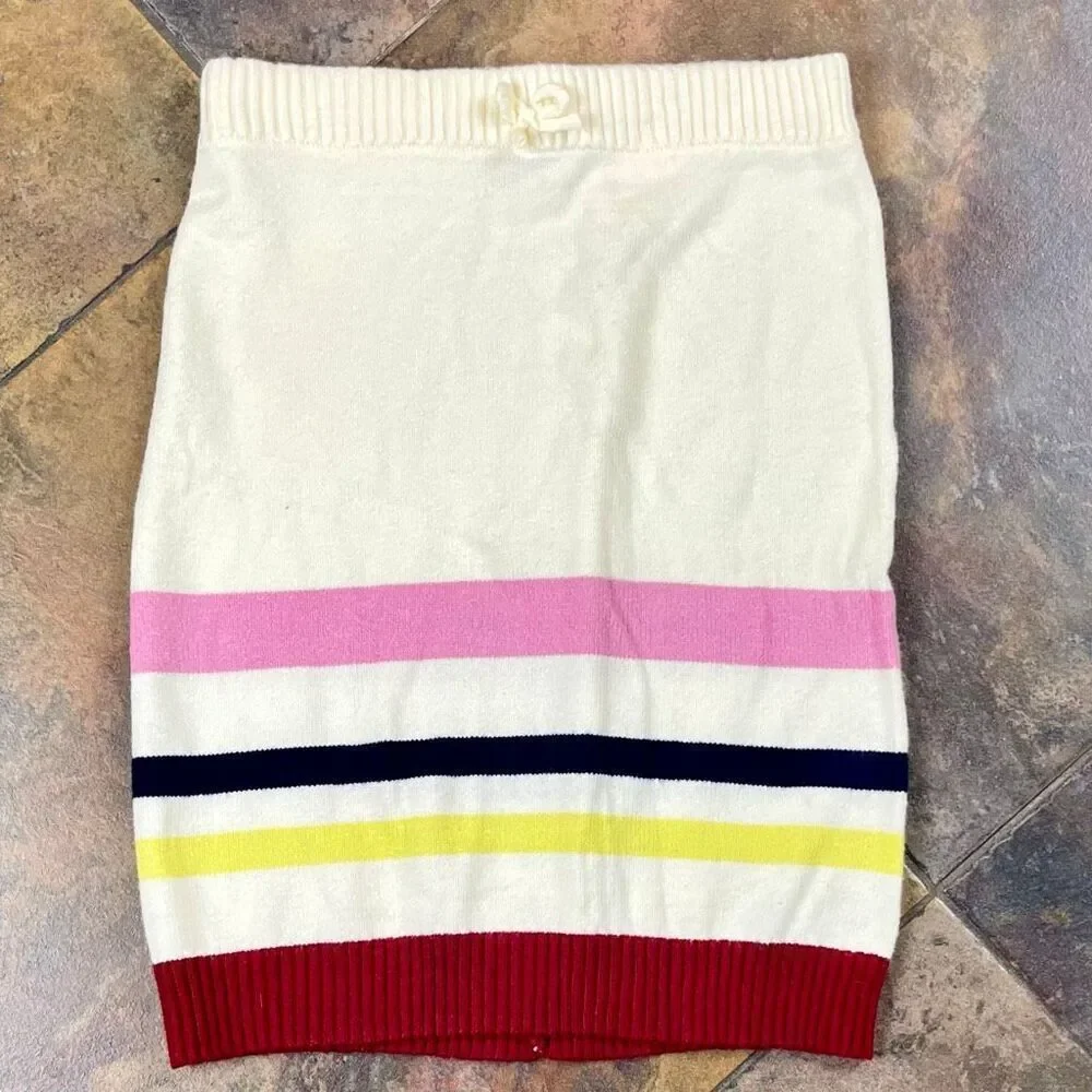 New! NWT BCBG Girls Striped Sweater Skirt Set XL